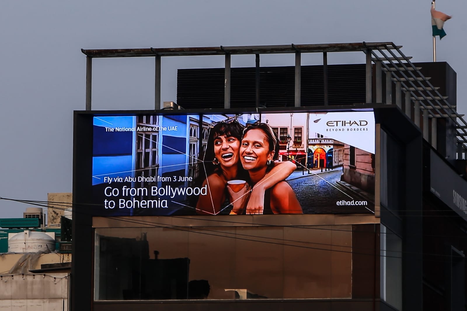 Outdoor LED billboard display
