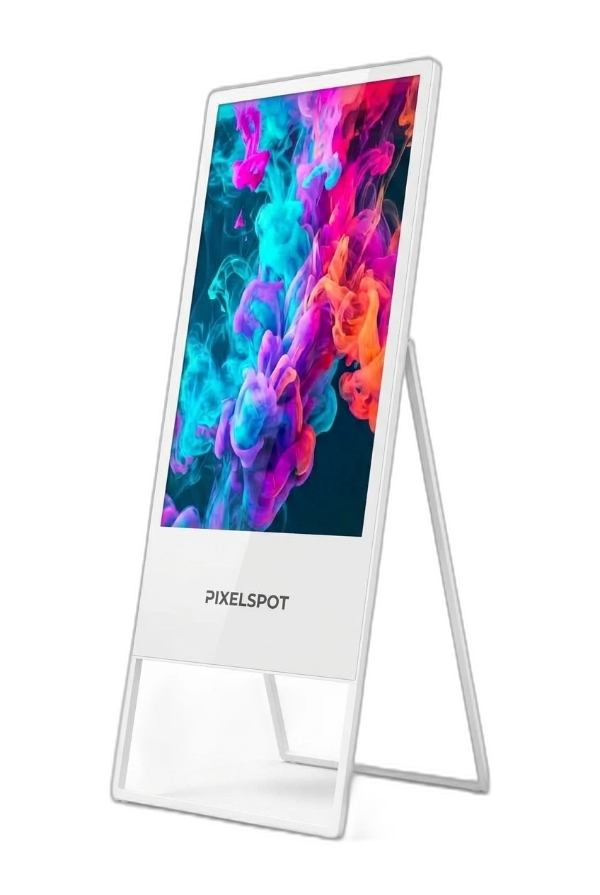Easel Series Digital Gallery in Ceramic White